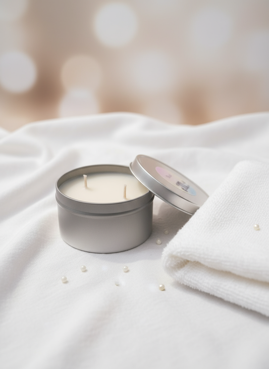 Baby Powder Tin Candle