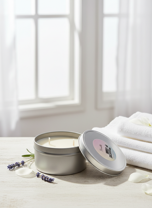 Fresh Linen Tin Candle