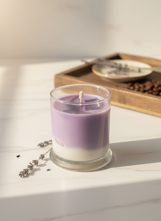 Lavender Latte Candle