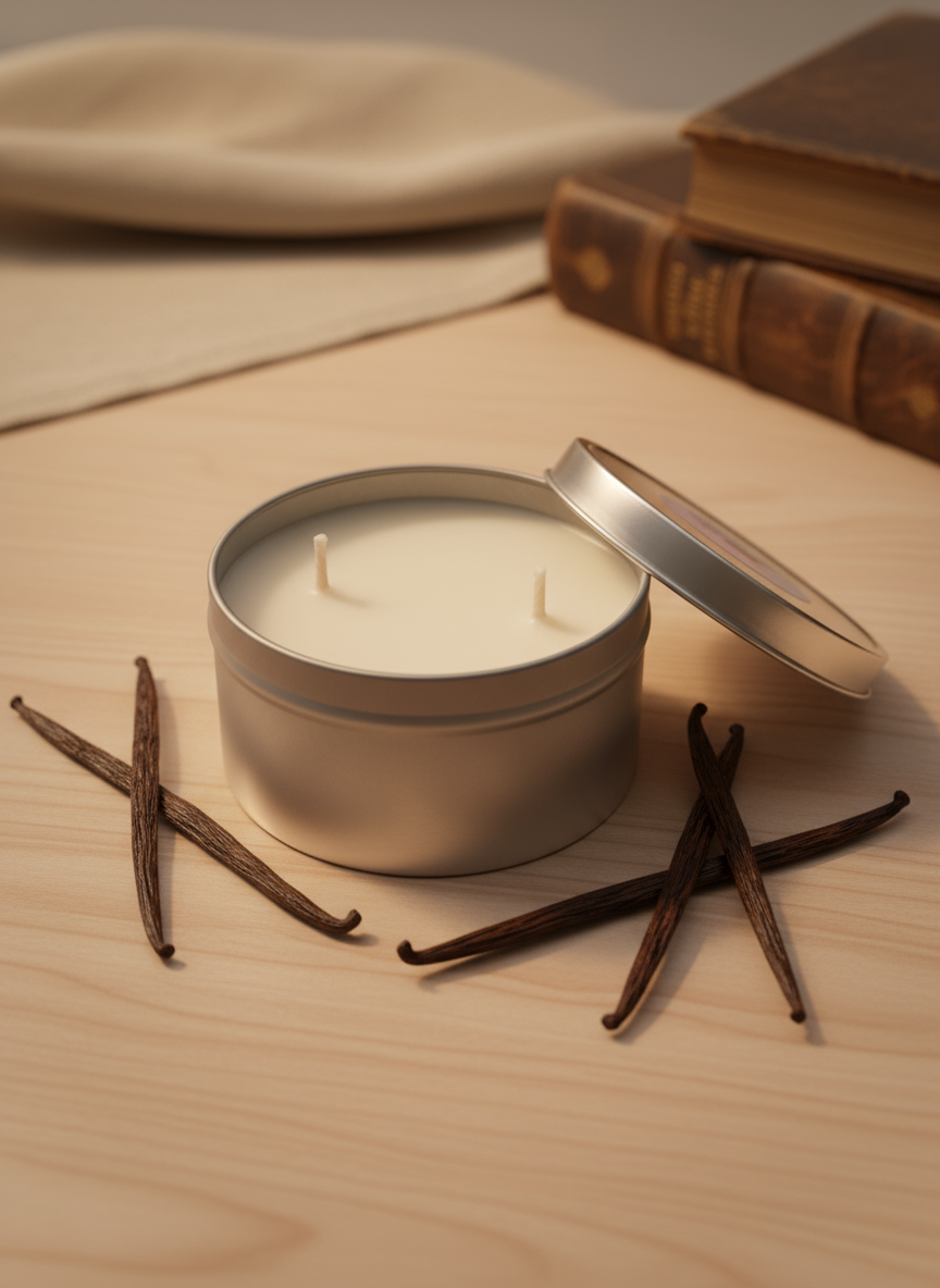 Vanilla Tin Candle